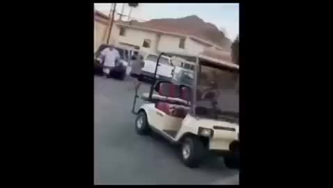 HMFT after I drive this golf cart then smack my head on the
