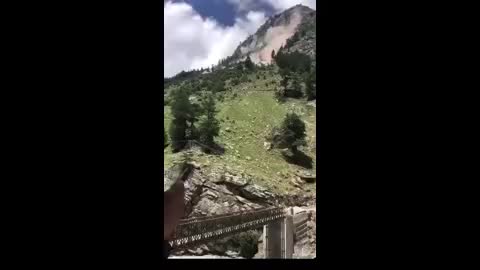 The power of a landslide